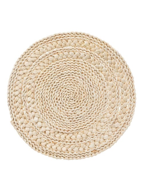 Set de table rond Escambia - Diam 38 cm - Beige - Kiabi