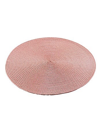 Set de table rond et coloré