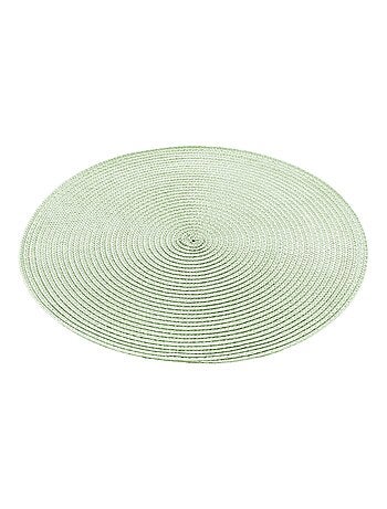 Set de table rond et coloré