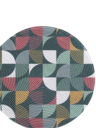 Set de table rond Geo rythmo