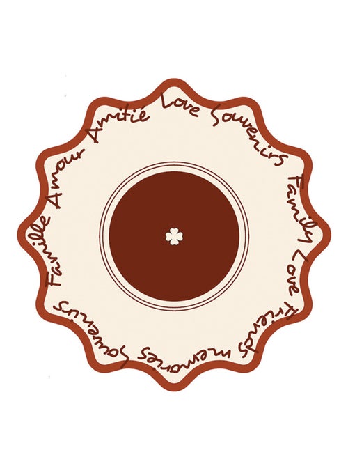 Set de table rond rigide avec écriture décorative - Kiabi Set de table rond rigide avec écriture décorative - Kiabi