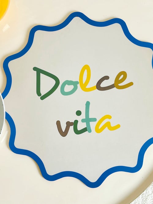 Set de table rond rigide Dolce Vita - Kiabi
