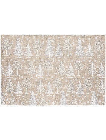 Set de table sapin 45 x 30 cm polyester