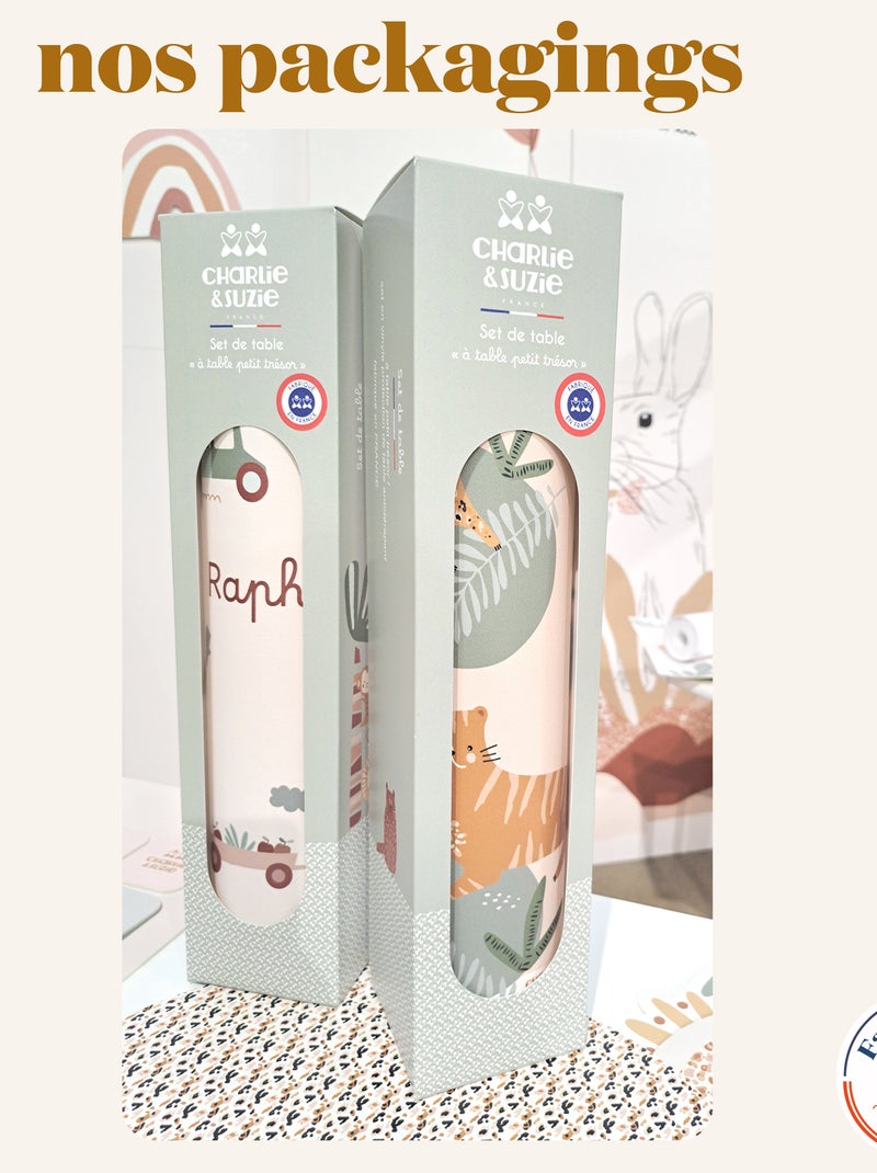 Set de table Savana  Lion Graou Multicolore - Kiabi