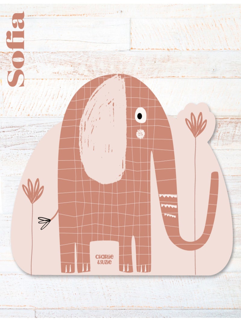 Set de table Sofia Éléphant Multicolore - Kiabi