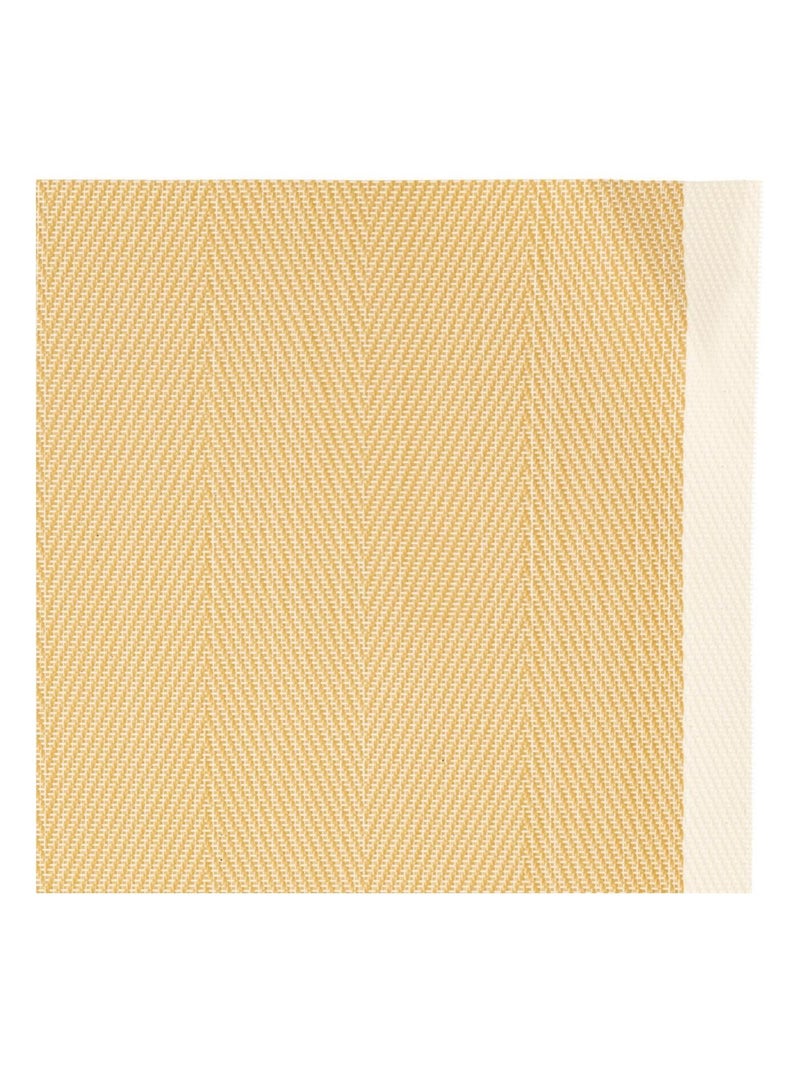 Set de table tissé avec liseré Jaune - Kiabi