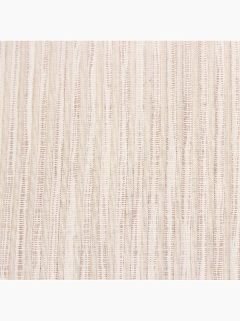 Set de table tissu côtelé à franges 35x50cm Beige - Kiabi