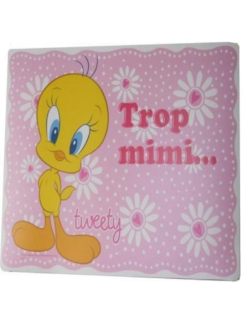 Set de Table Titi Looney Tunes en PVC Rose - Kiabi