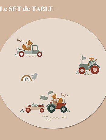 Set de table Tracteur