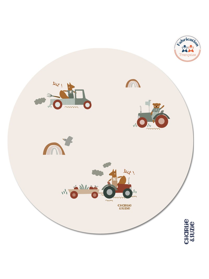 Set de table Tracteur Multicolore - Kiabi