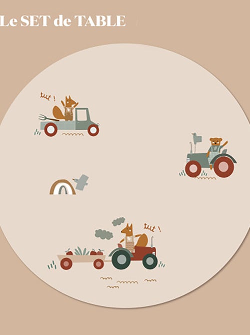 Set de table Tracteur - Kiabi Set de table Tracteur - Kiabi