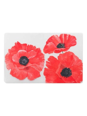 Plateau Rembourré Pour Genoux Motif Coquelicots Sauvages – 44 X 34 Cm, Design Doux Et Stable Pour Repas Ou Ordinateur Portable