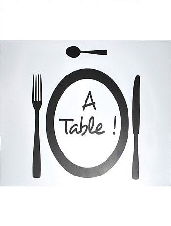 Set de table transparent A table - Kiabi