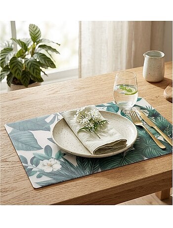 Set de table transparent Fleur tanisse