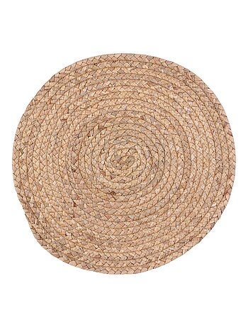 Set de table tressé Bord de mer - Diam. 38 cm - Beige