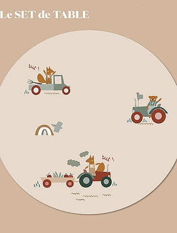 Set de table Vichy Edgar