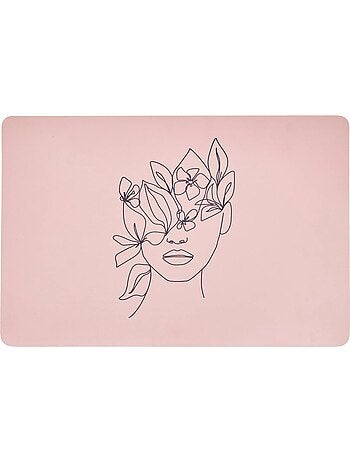 Set de table visage
