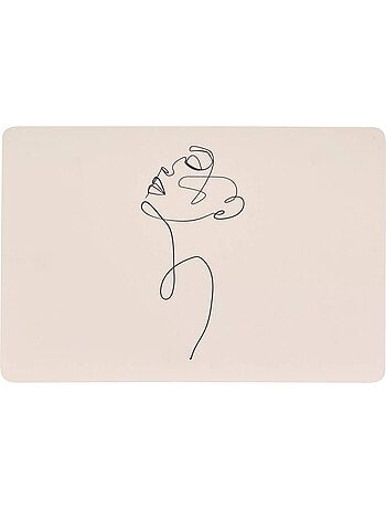 Set de table visage