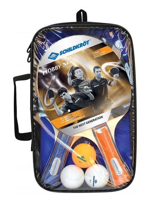 Set de tennis de table Hobby pour 2 joueurs - Kiabi Set de tennis de table Hobby pour 2 joueurs - Kiabi