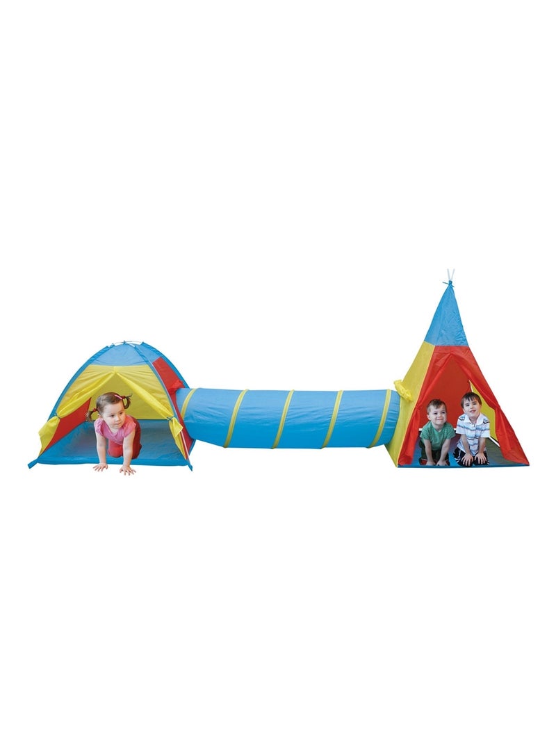 Set de tentes Aventure avec Tunnel Multicolore - Kiabi