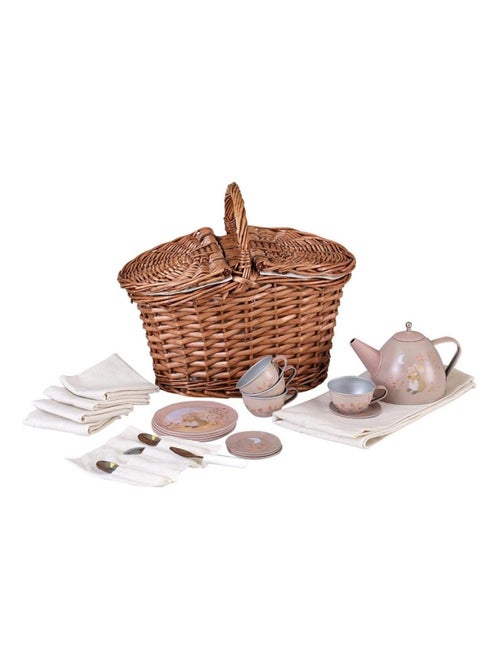 Set de The Souris Panier en osier - Kiabi