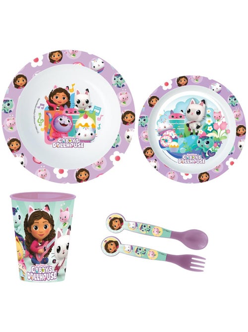 Set de Vaisselle 5 pièces Gabby et la Maison Magique - Kiabi