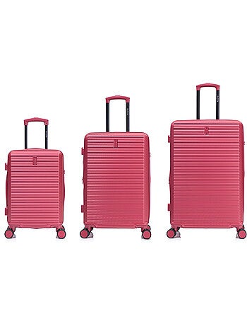 Set de Valise de Voyage | Ensemble de Bagages | 3 Pièces | Cabine, Moyenne, Grande | CELIMS France
