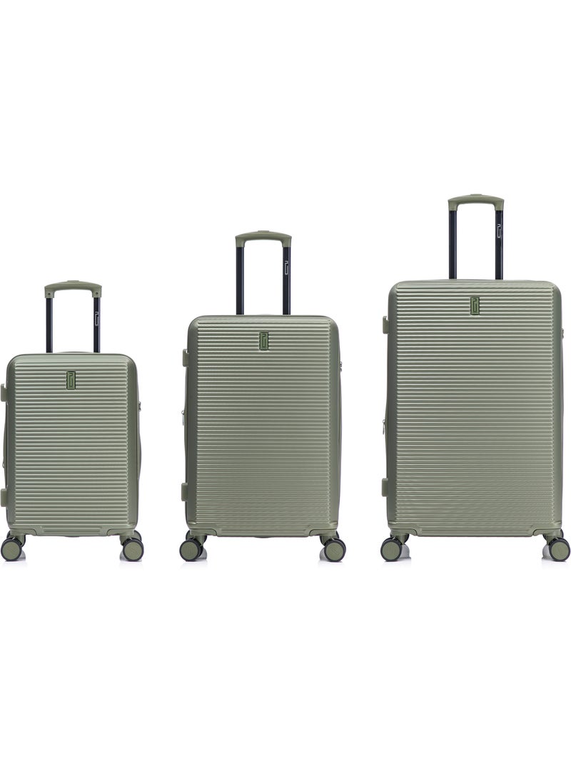 Set de Valise de Voyage | Ensemble de Bagages | 3 Pièces | Cabine, Moyenne, Grande | CELIMS France Vert olive - Kiabi