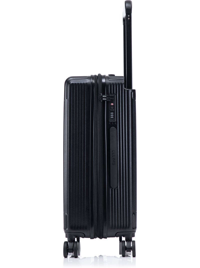 Set de Valise de Voyage Wide Trolley | Ensemble de Bagages | 3 Pièces | Serrure TSA | CELIMS France Noir - Kiabi