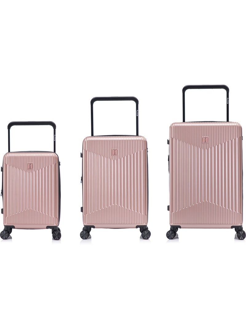 Set de Valise de Voyage Wide Trolley | Ensemble de Bagages | 3 Pièces | Serrure TSA | CELIMS France Rose - Kiabi