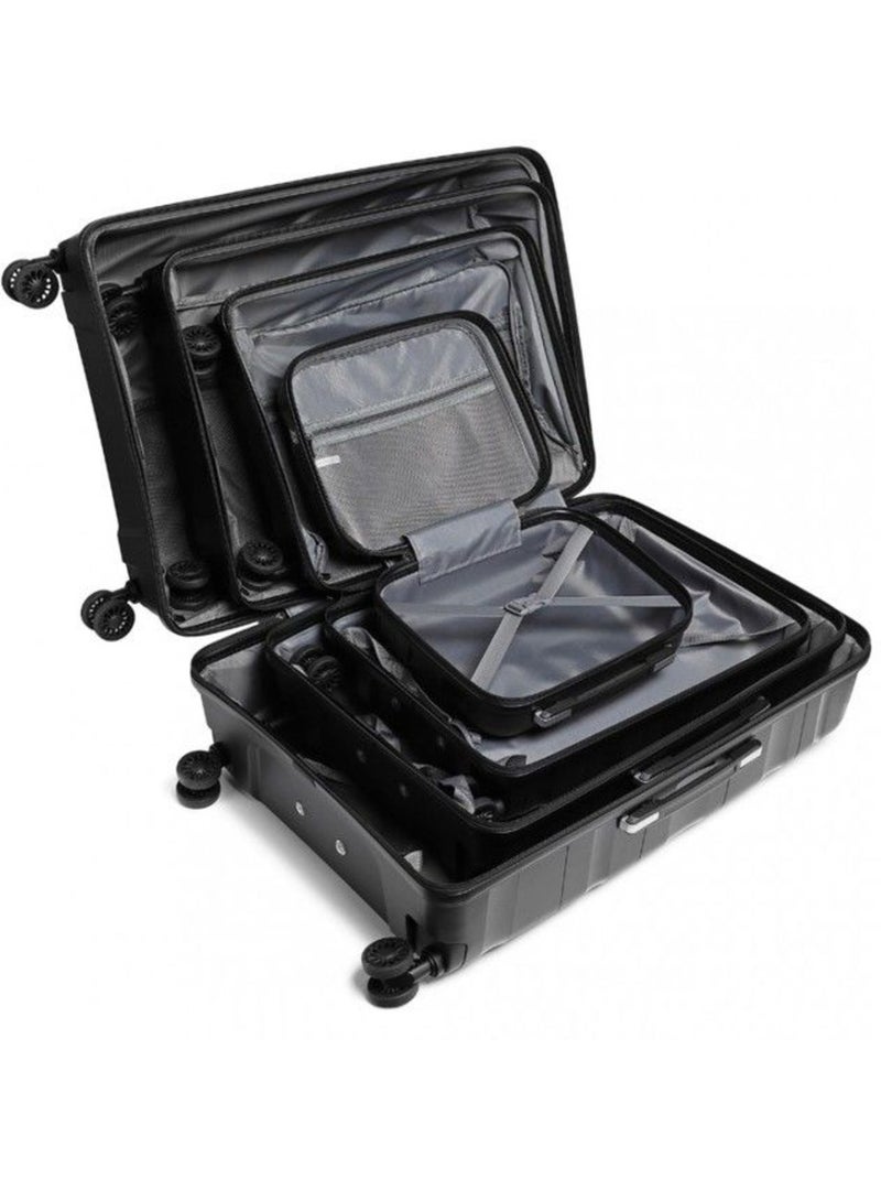 Set de valises - 14/20/24/28 cm abs 100 l tsa - kono Noir - Kiabi
