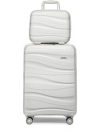 Set de valises - 28x21x15 cm rigide 4 roulettes serrure tsa - kono
