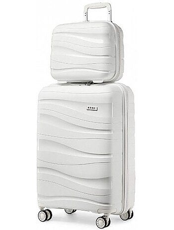 Set de valises - 28x21x15 cm rigide 4 roulettes serrure tsa - kono