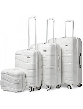 Set de valises - 34/55/66/76 cm rigide 100 l tsa - kono