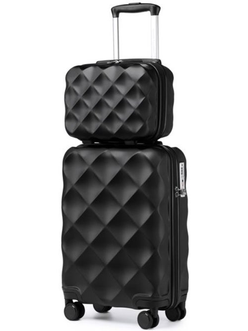 Set de valises - 53x35x21 cm rigide 34 l tsa - british traveller - Kiabi Set de valises - 53x35x21 cm rigide 34 l tsa - british traveller - Kiabi