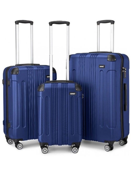 Set de valises - 54/67/76 cm abs 4 roulettes - kono - Kiabi