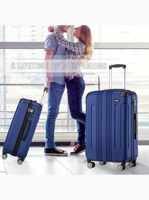 Set de valises - 54/67/76 cm abs 4 roulettes - kono - Kiabi