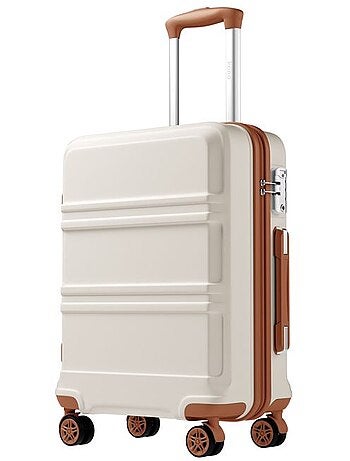 Set de valises - 55x38x20 cm abs 4 roulettes serrure tsa - kono