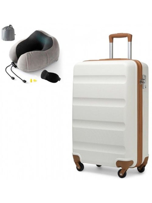 Set de valises - 55x38x20 cm abs 4 roulettes serrure tsa - kono - Kiabi