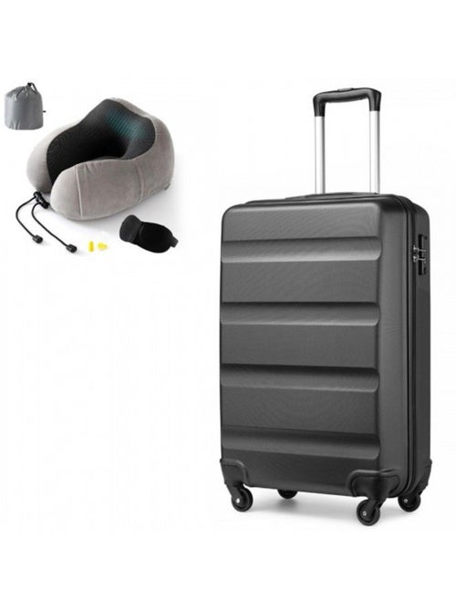 Set de valises - 55x38x20 cm abs 4 roulettes serrure tsa - kono - Kiabi