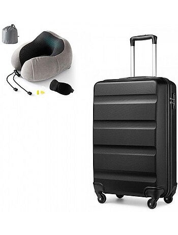 Set de valises - 55x38x20 cm abs 4 roulettes serrure tsa - kono