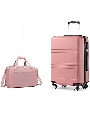 Set de valises - 65x44x25.5 cm abs 4 roulettes serrure tsa - kono
