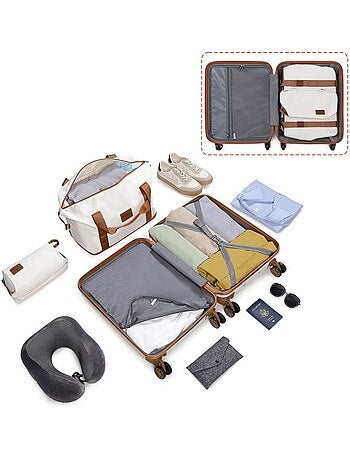 Set de valises - 75x51x28 cm abs 100 l - kono