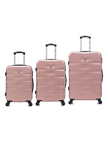 Set de Valises 3 Pièces | Cabine + Moyenne + Grande | Serrure Intégrée | CELIMS France