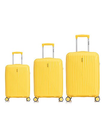Set de Valises 3 Pièces | Cabine + Moyenne + Grande en Polypropylène | Serrure TSA | CELIMS France