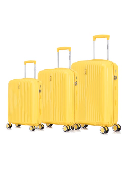 Set de Valises 3 Pièces | Cabine + Moyenne + Grande en Polypropylène | Serrure TSA | CELIMS France - Kiabi