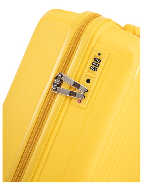 Set de Valises 3 Pièces | Cabine + Moyenne + Grande en Polypropylène | Serrure TSA | CELIMS France - Kiabi