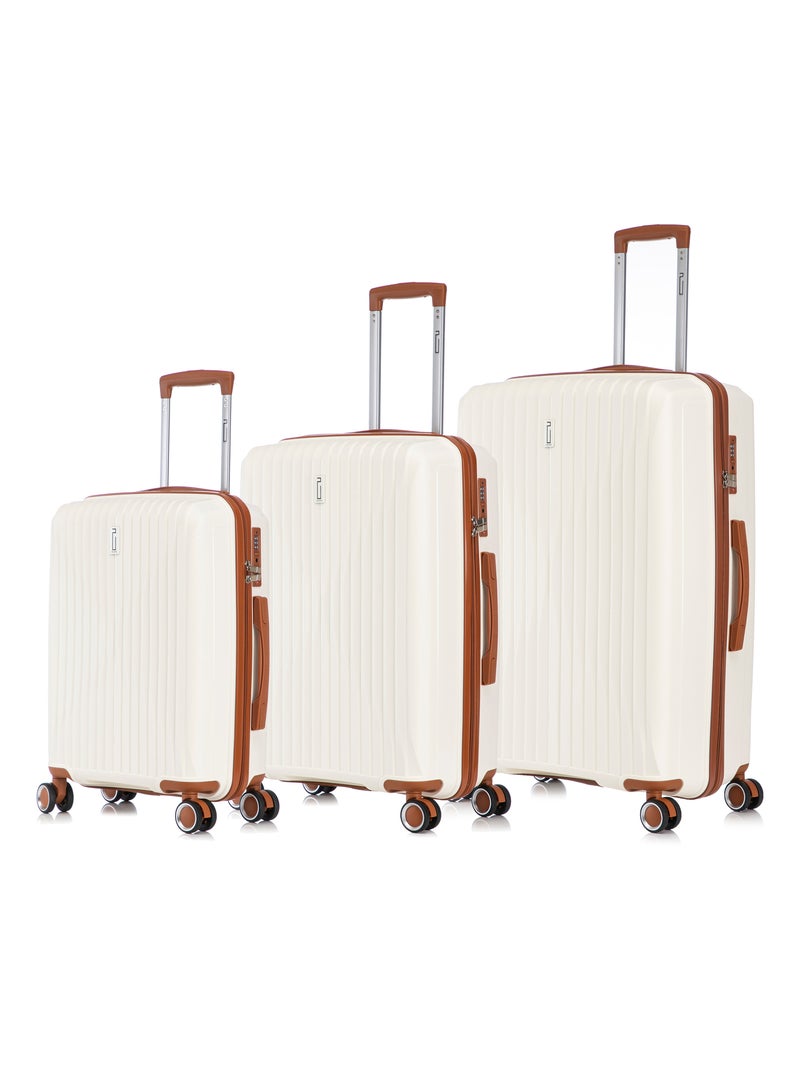 Set de Valises 3 Pièces | Cabine + Moyenne + Grande  en Polypropylène | Serrure TSA | CELIMS France Bleu - Kiabi