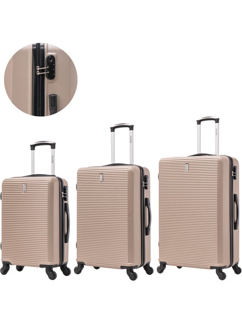 Set de Valises 3 Pièces | Cabine + Moyenne + Grande | Modèle Weekend | CELIMS France - Kiabi