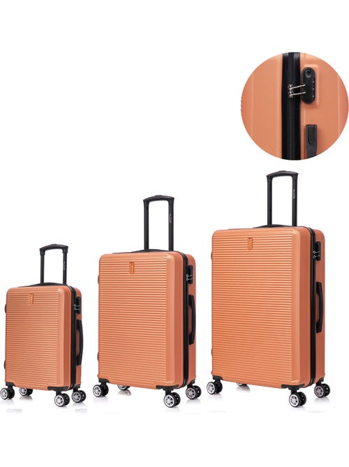 Set de Valises 3 Pièces | Cabine + Moyenne + Grande | Modèle Weekend | CELIMS France - Kiabi